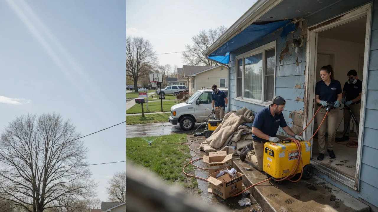 Basement Flood Cleanup in Somonauk, IL near me